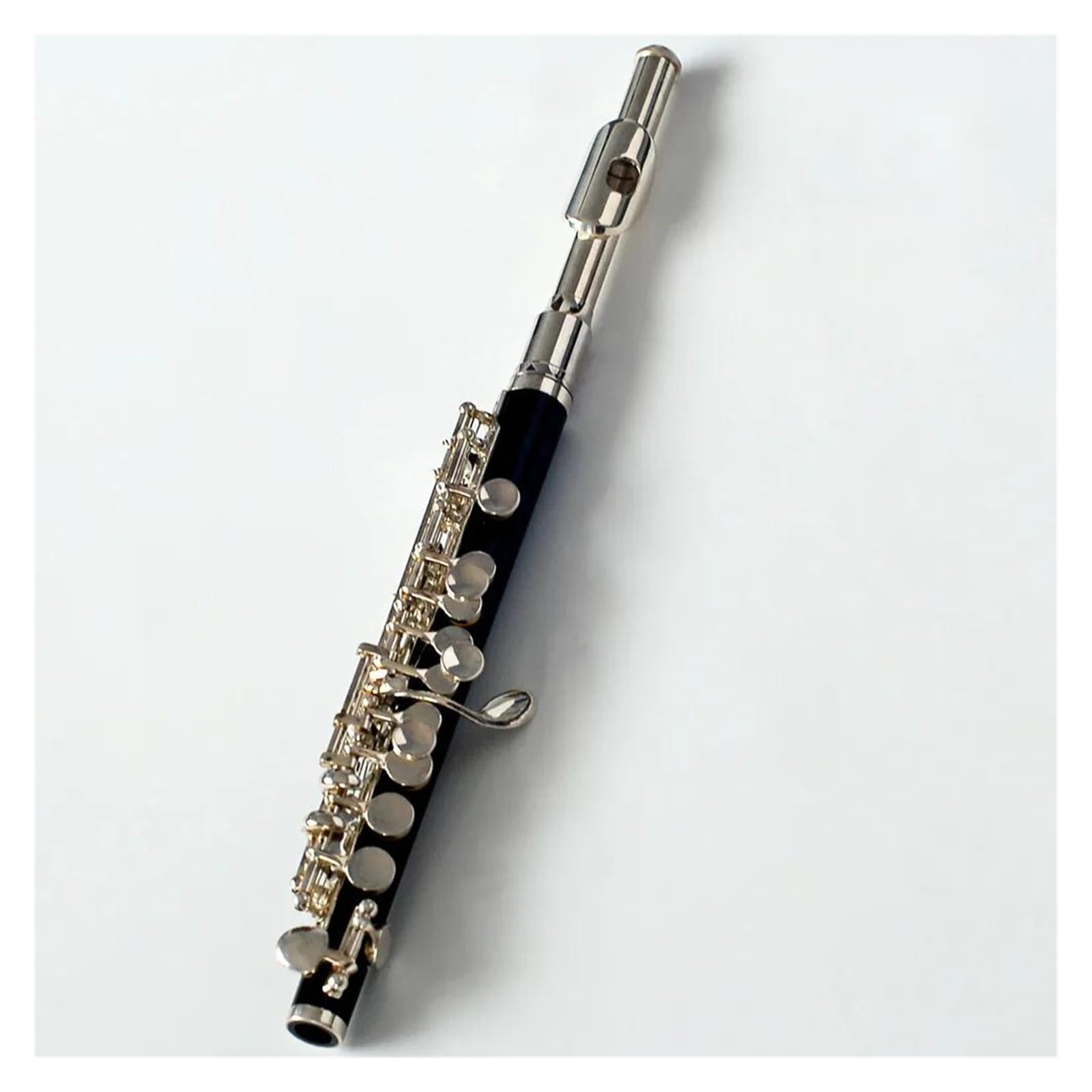 Instrumento Piccolo Niquelado De Baquelita, Flauta De Tamaño Medio, 16 Agujeros, Con Estuche Flauta Travesera Kit