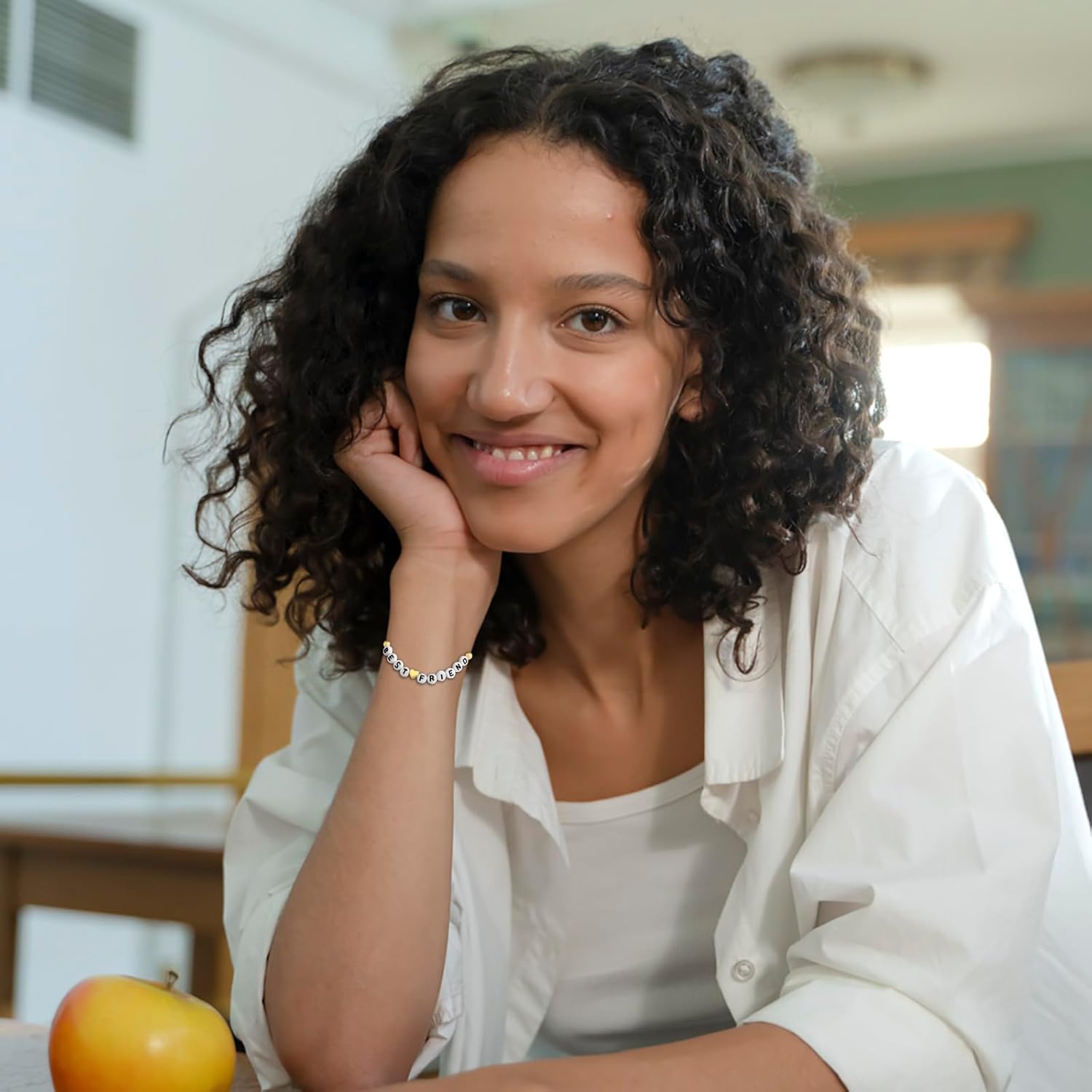 Bracelet for Women Friend Gifts for Women Jewelry for Her | Couples Gifts Valentine's Day Family Letter Bracelets - Image 7