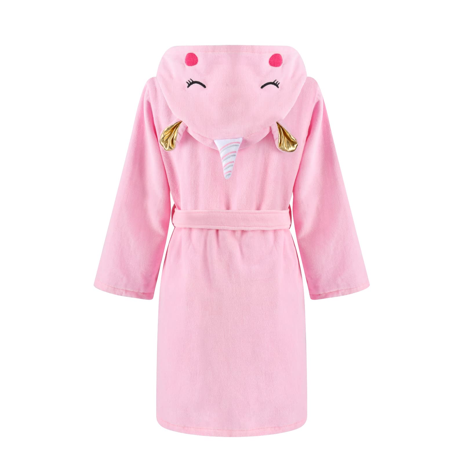 WYTbaby Peignoirs pour Enfants Sortie de bain à Capuchon Garçons Filles Peignoir Serviettes de Plage