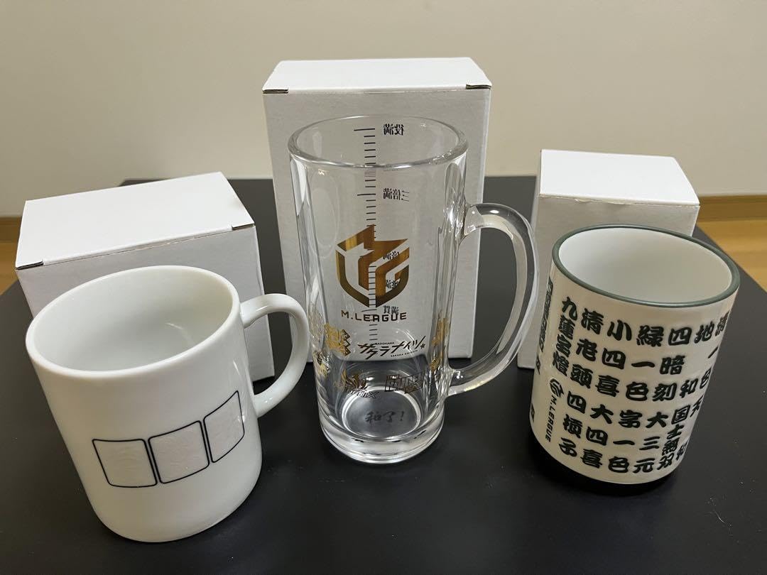 Amazon.co.jp: Mリーグ マグカップ、ジョッキ、湯呑みセット : ホーム