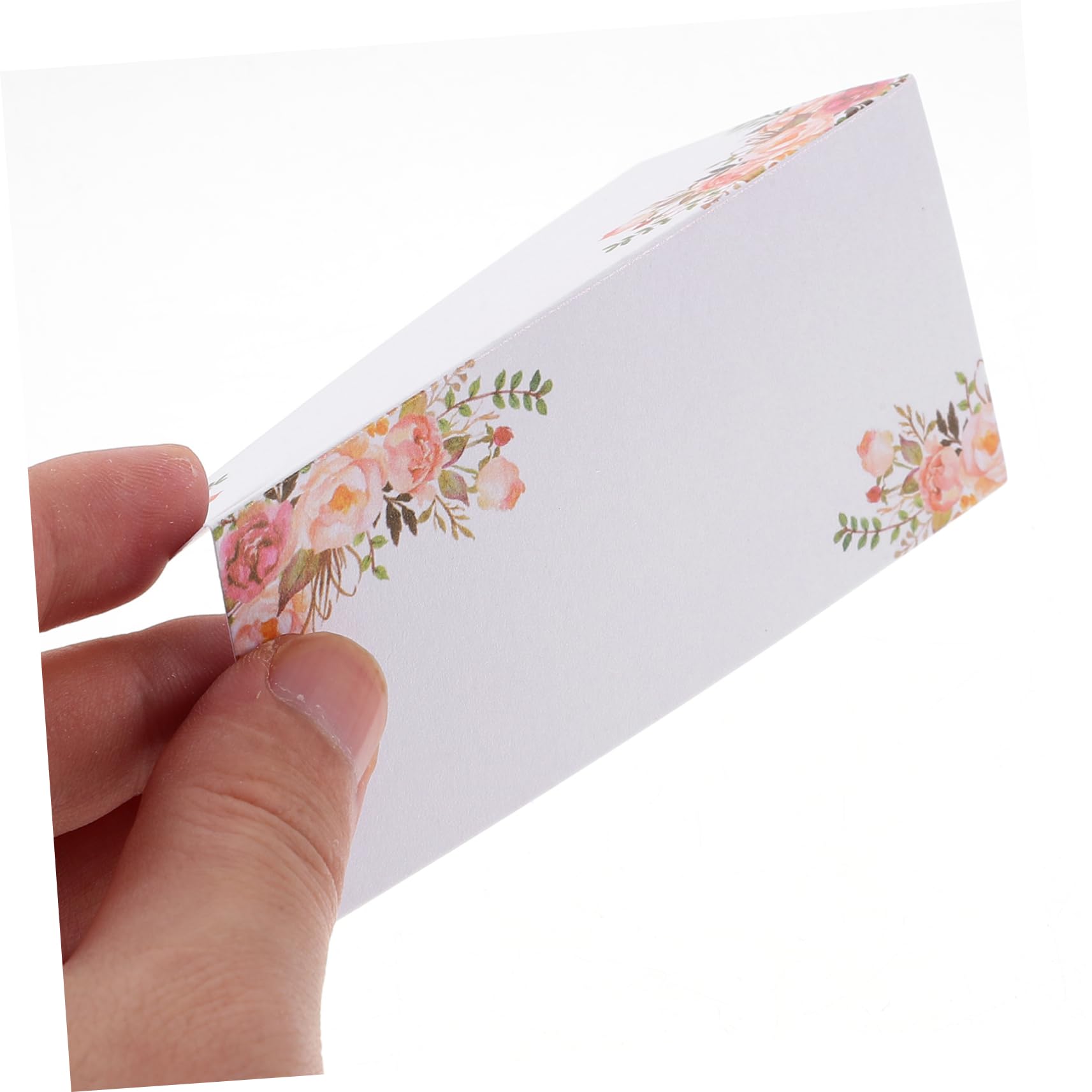 Segnaposto In Carta - 50 Pezzi Bianchi 10x10cm, Per Matrimoni, Compleanni E Feste - Foto 12