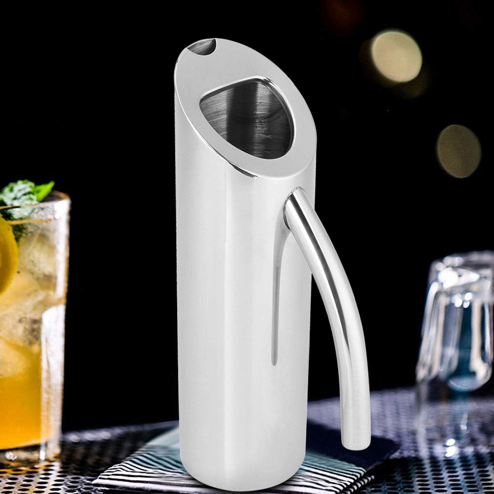 Jarra De Agua Plateada De 1,6 L, Jarra De Bebida Fría, Jarra De Agua Grande De Acero Inoxidable, Jarra De Agua Fría, Bebidas, Tarro, Bebidas, Cerveza Fría, Recipiente De Té Helado Para El Hogar, Bar,