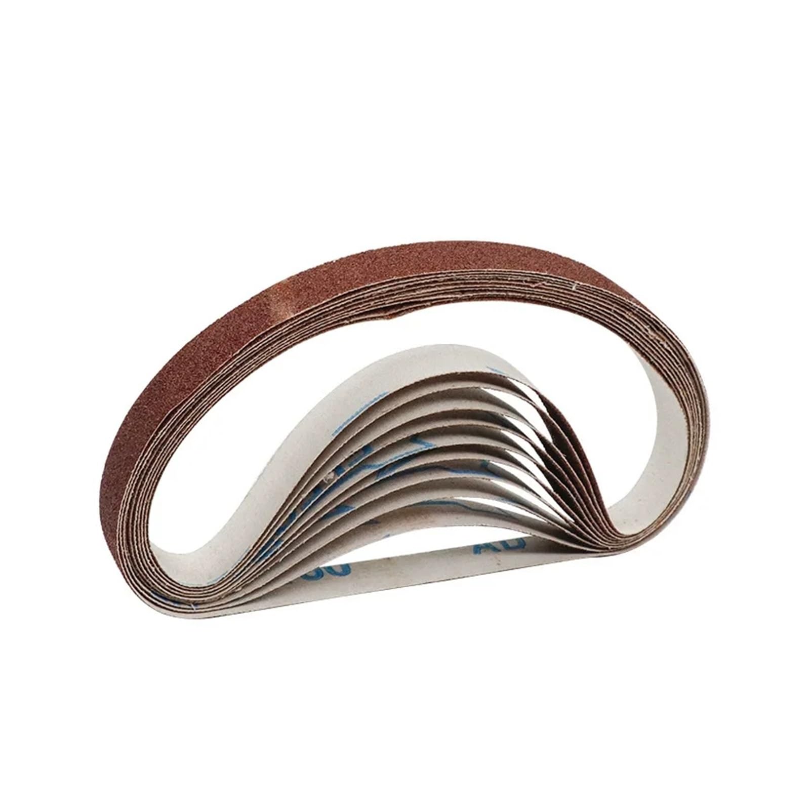 Nastro abrasivo, 10 nastri abrasivi, grana 40-1000, for levigatrice a nastro, smerigliatrice angolare, larghezza 10-50 mm(10PC P800,330 x 30mm)