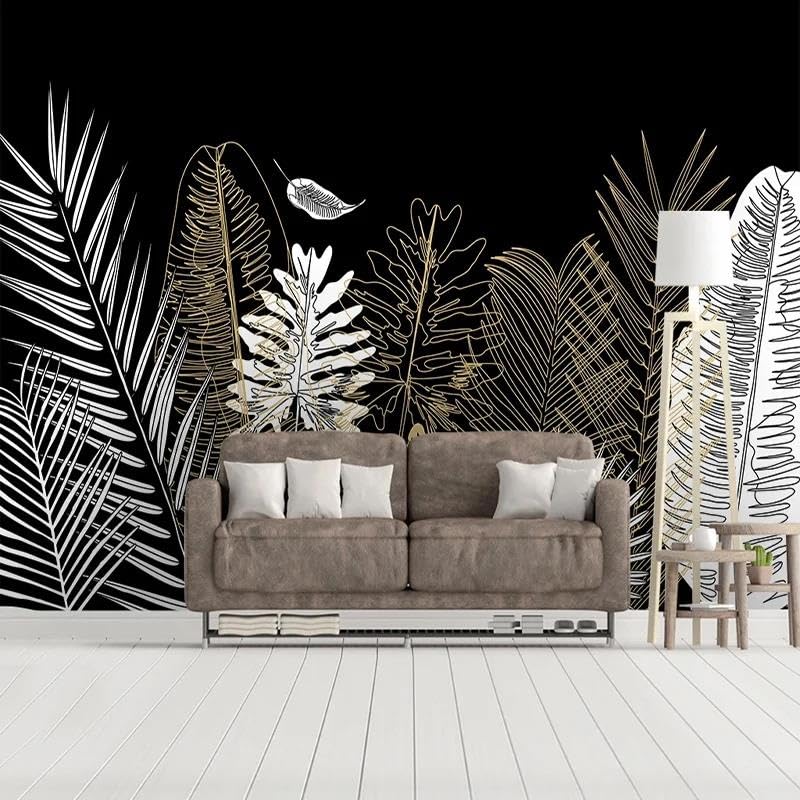 Papier peint mural 3d végétal ILIYA pour relooker vos meubles