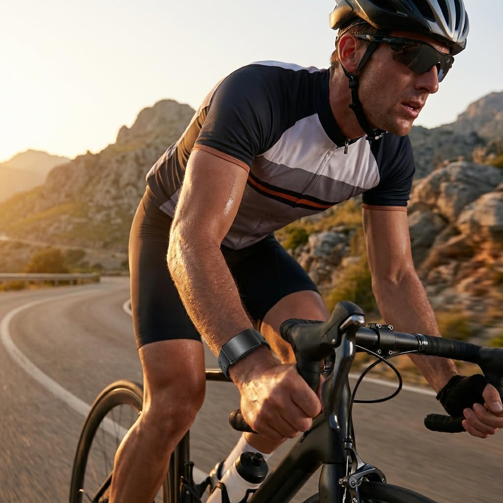 Fitness-Tracker | 24/7 Aktivitäts- und Schlaftracking, Herzfrequenzmessung | 10 Tage Akku, 50+ Sportmodi, HYROX & Krafttraining | Kein ABO nötig | Kompatibel mit Android & iPhone