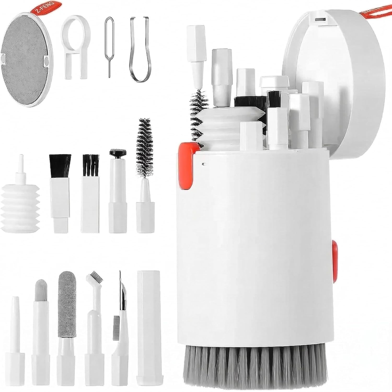 20 in 1 Multifunction Cleaning Kit for Laptop Keyboard Mobile Phone Earbuds Camera Tablet Smartwatch Monitor Electronics Cleaning Brush Set with Precision Cleaning Accessories-image-34