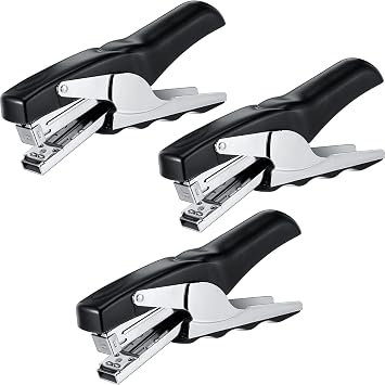 Yexiya 3 Pcs Heavy Duty Stapler 50 Sheet Capacity Hand Held Staplers Office