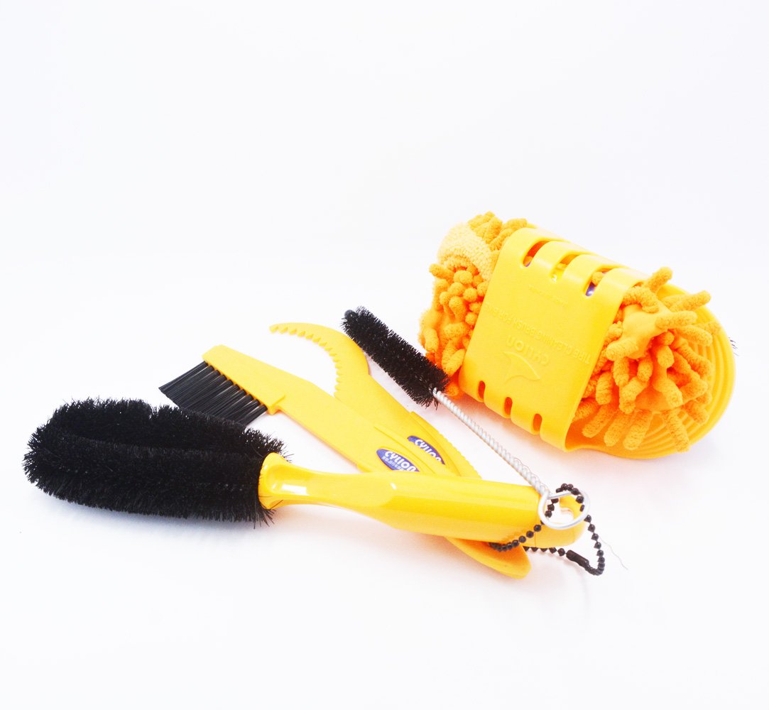 Acekit CYLION Bicycle Specialized Cleaner Kits Bike Cleaning Tool Package For MTB Road Bike Tire Chain Brake Disc Wheel Sprocket Fork Cushion