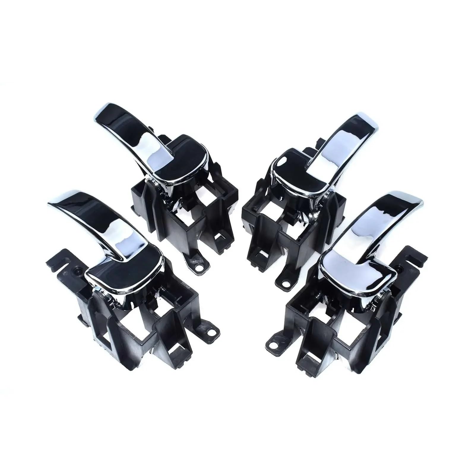 CGMIBOZ Inner Door Handle for 80671-4X02B 80670-4X02B for Navara D40 for Pathfinder 2004-2014(4 pcs)