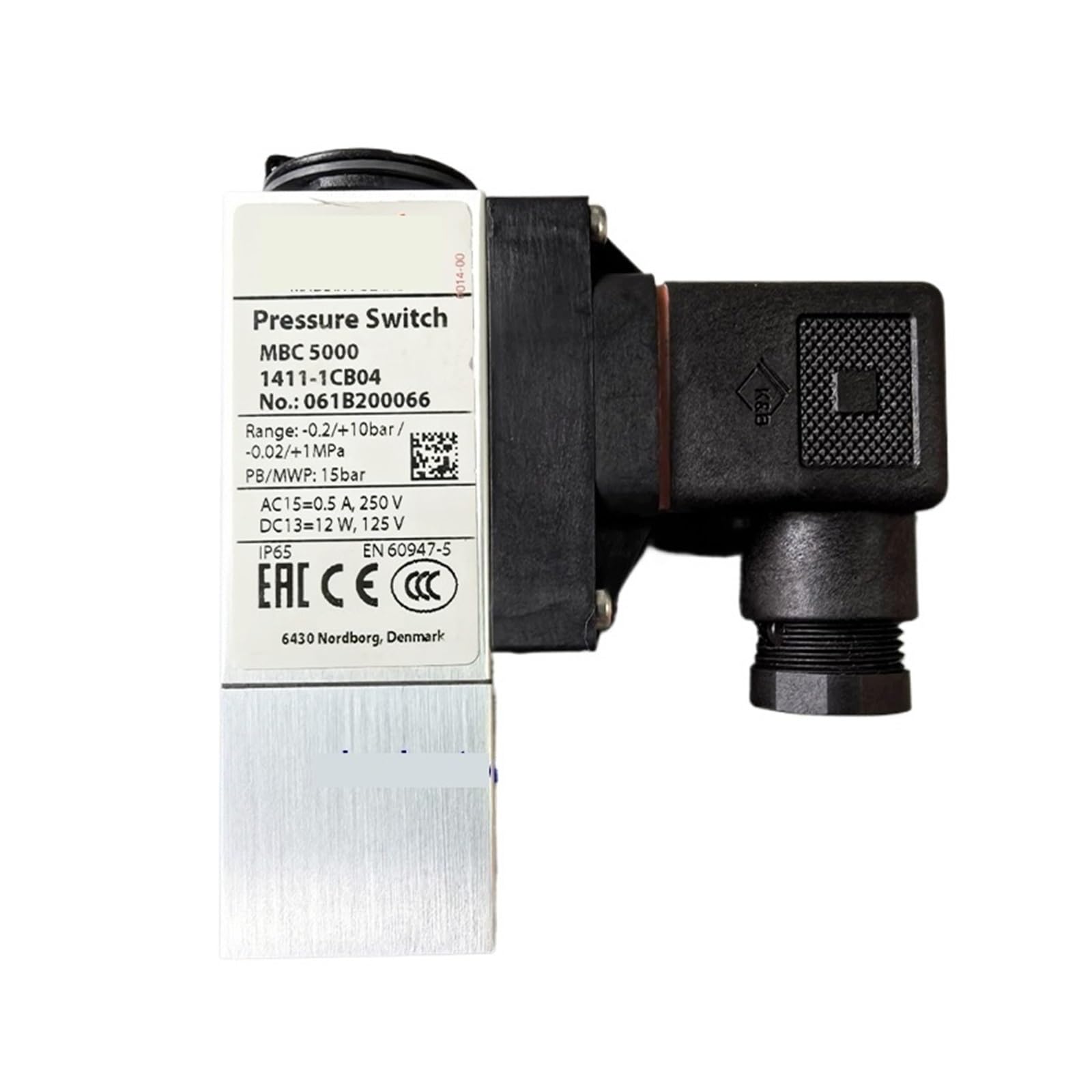 Pressostat MBC5000 061B200066 pour réguler la pression des centrales hydrauliques