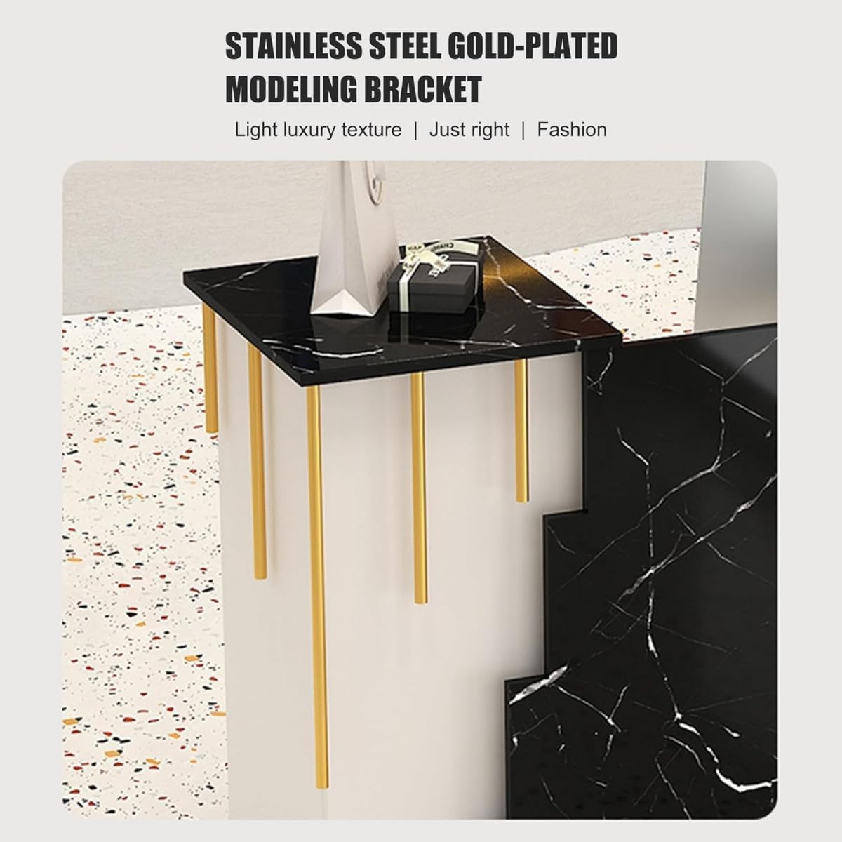 MoFein】フロントカウンターデスク 鍵付き引き出し付き オフィスコンピューターテーブル 大型収納キャビネット付き コンビニエン 多機能モダン トランザクションカウンタートップ、フロント受付カウンターデスク、カウンター付き受付デスク、コンビニエンスストア衣料品店 ...