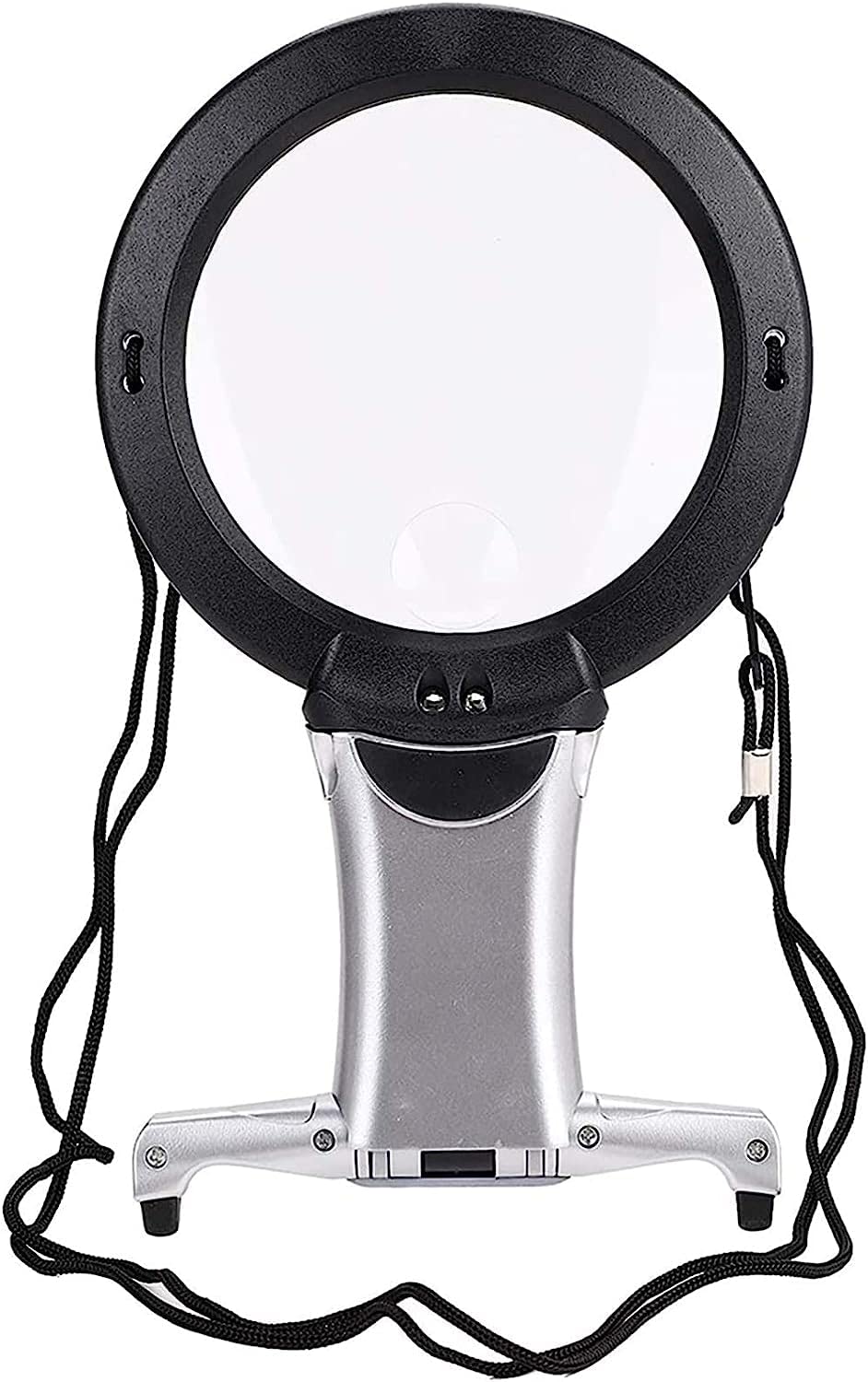 Lenti d'Ingrandimento, Collo Libero e Lente d'Ingrandimento da scrivania Illuminate a LED con Supporto Leggero, per Leggere Ricami, Hobby, Riparazione di gioiel