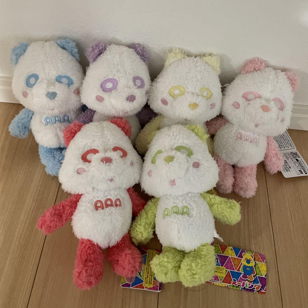 Amazon.co.jp: AAA パステル え〜パンダ ぬいぐるみ 6点セット ホビー 