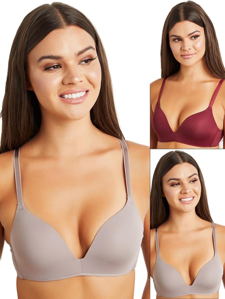 Premium Top Best Best Exclusive | Styli Pack of 2 - Padded Non Wired Plunge Bra Wome... | 2026