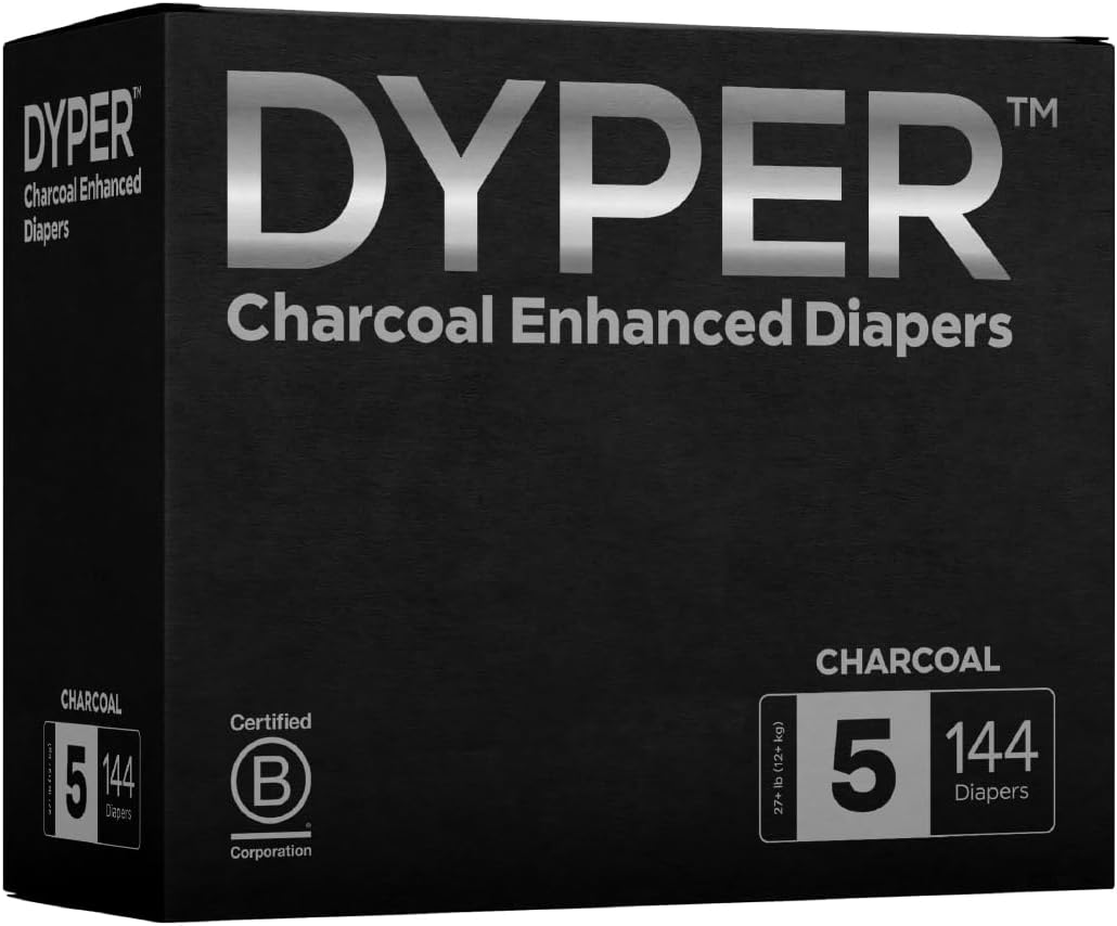 DYPER Charcoal Enhanced Diapers Baby Diapers from Plant