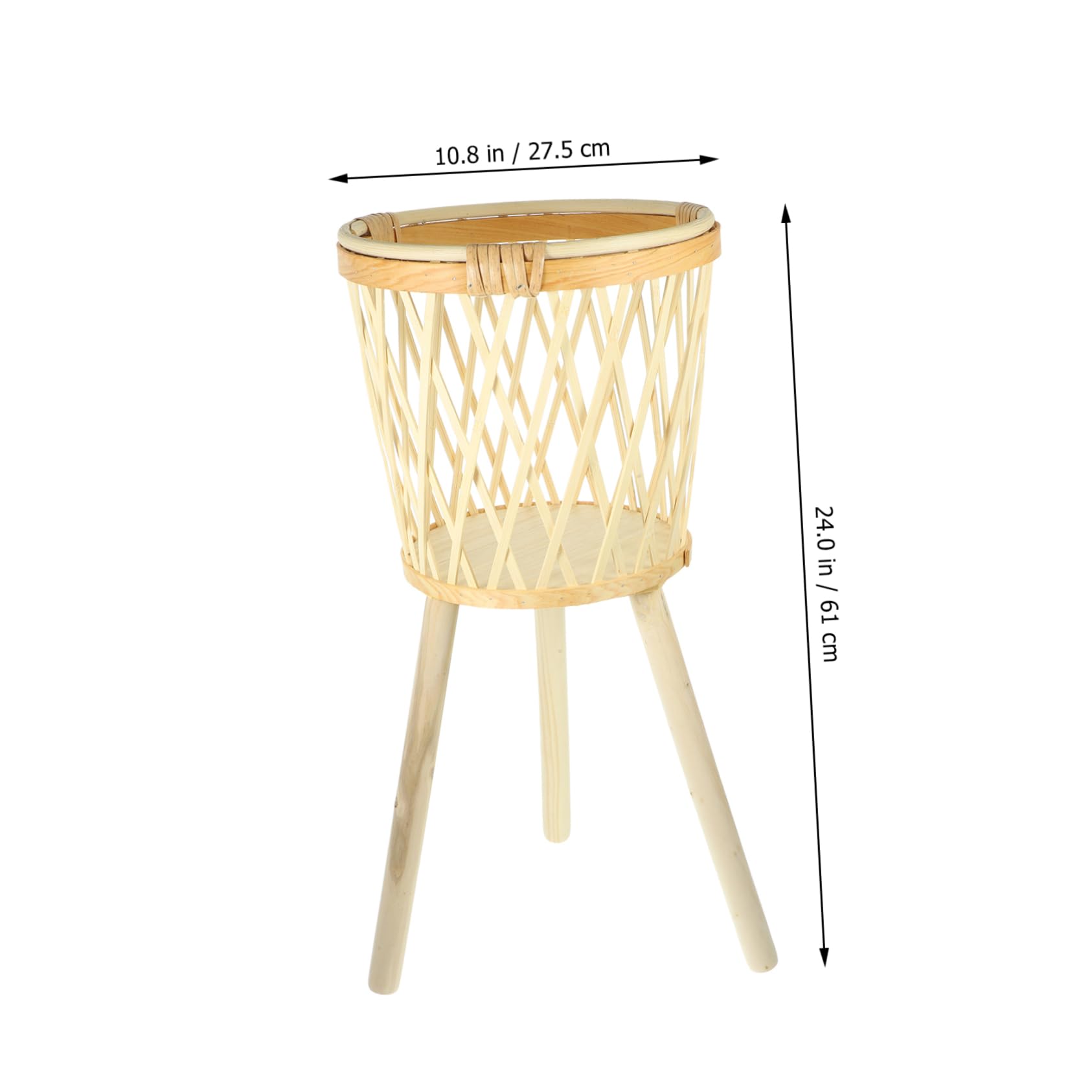 VICASKY Plant Display Rack Durable Woven Flower Pot Holder for Indoor Garden and Balcony Sturdy Structure for Stable Planting Elegant Minimalist Design for Home