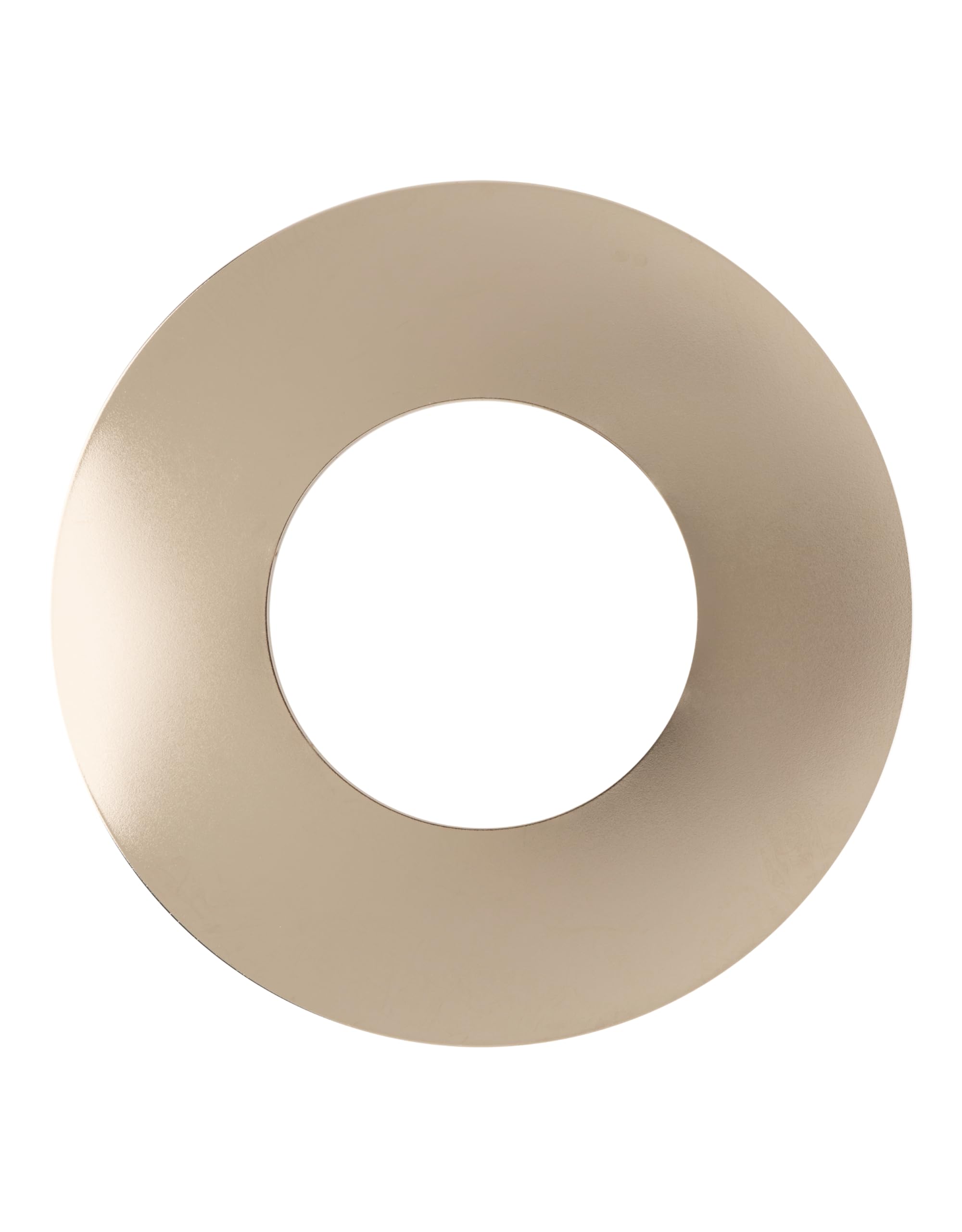 The Can Converter Ceiling Medallion for Recessed Can Light – Home Improvement Decorative Steel Flat Goof Ring & Cover Plate for 5" & 6" Cans, Small Ceiling Medallion for Chandeliers & Pendants, White — Amazon image 8