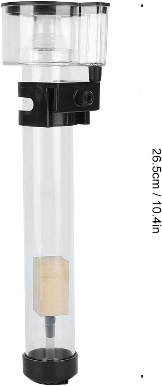EVTSCAN Protein Skimmer Aquarium Filters Acrylic Fish Tank Filter Separator with IQ5 Aquarium Filter Accessory