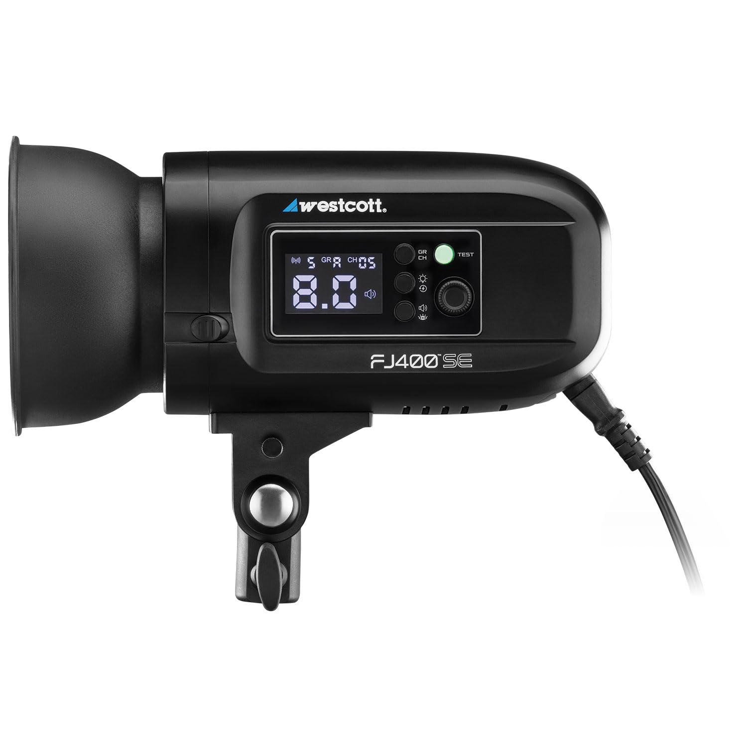 Westcott FJ400-SE 400W Studio Photographie Stroboscope Flash Monolight Alimenté par AC avec Prise en Charge de Déclencheur Sans Fil FJ, Montage Bowens, Temps de Recyclage Rapide, Couleur