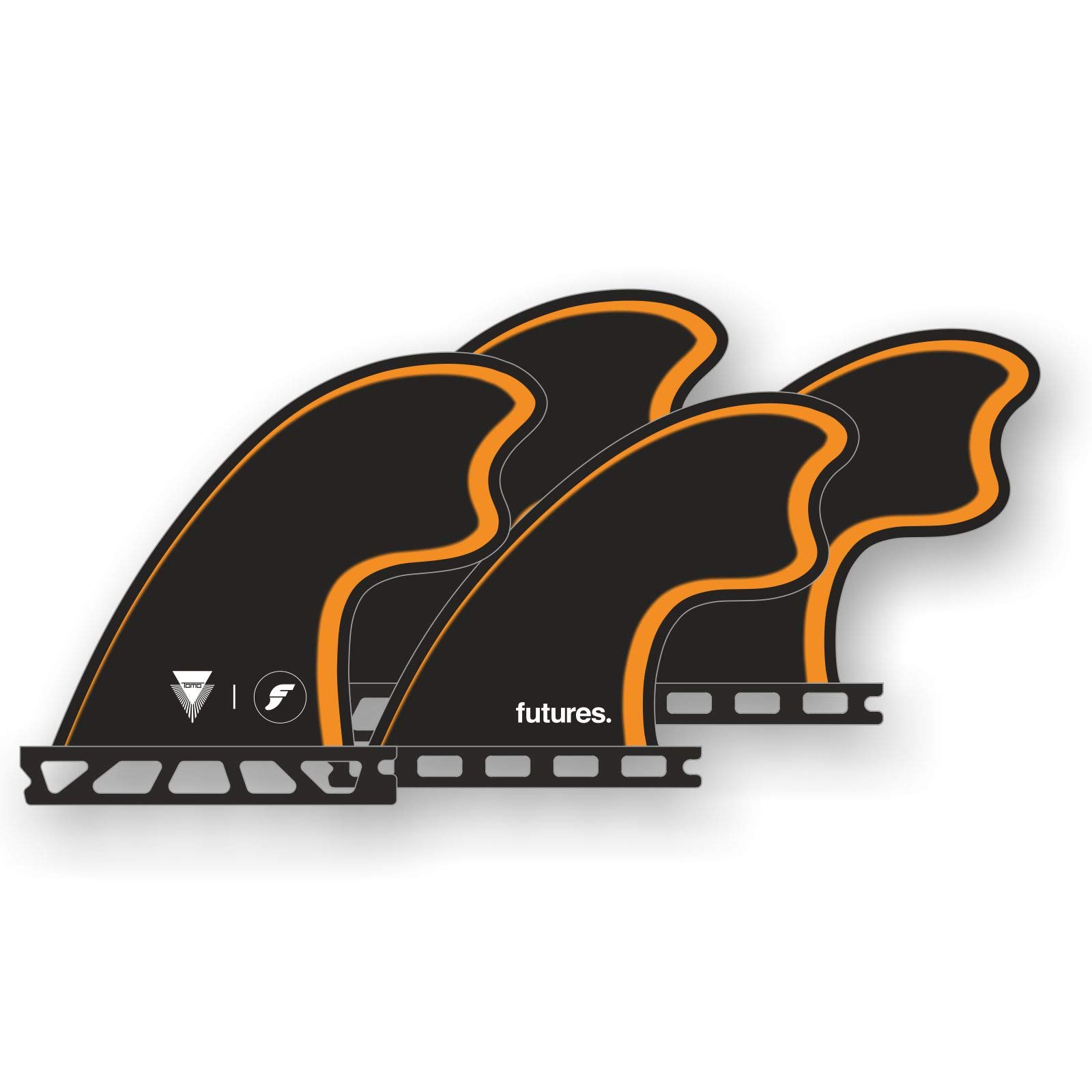Future Fins Tomo Control Series Quad Black-Orange