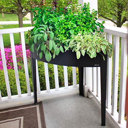 Garraí Corner Planter Metal Raised Garden Bed- Flower, Herb Or Vegetable Container, Gardening Outdoor Flower Pot #TOP4