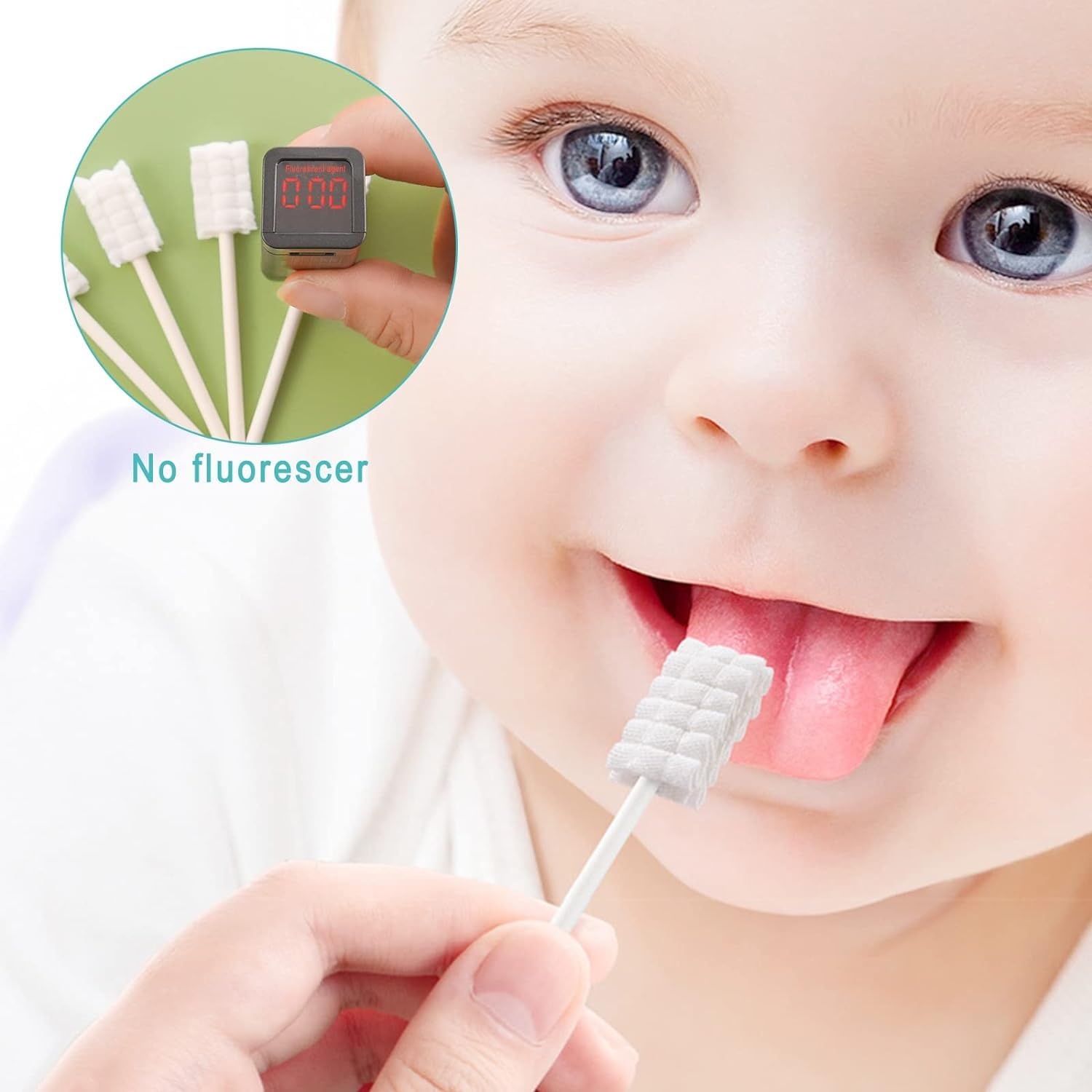 Spazzolino da denti per bambini, pulisci lingua per bambini, spazzolino da denti per neonati, pulitore per lingua e gengive usa e getta, igiene orale e pulizia per bambini da 0 a 36 mesi, 40