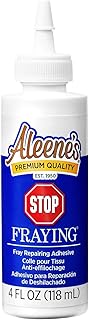 Aleene's Stop Fraying Fray Repairing Adhesive, Seam Sealing Glue for Frayed Edges on Fabric, 4 fl oz