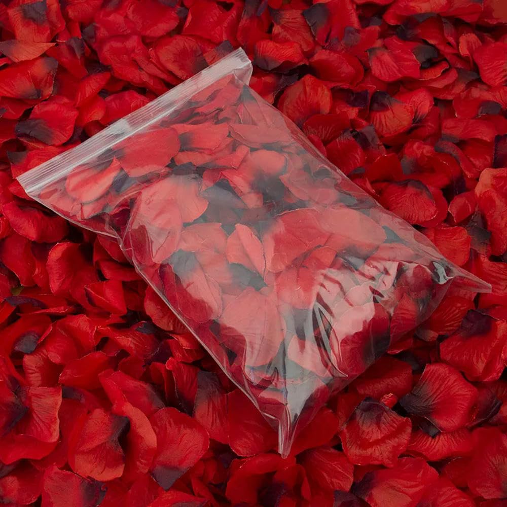 GUOZIF 1000PCS Colorful Love Romantic Warm Silk Rose Artificial Petals Wedding Party Flower Favors Decoration Roses Supplies