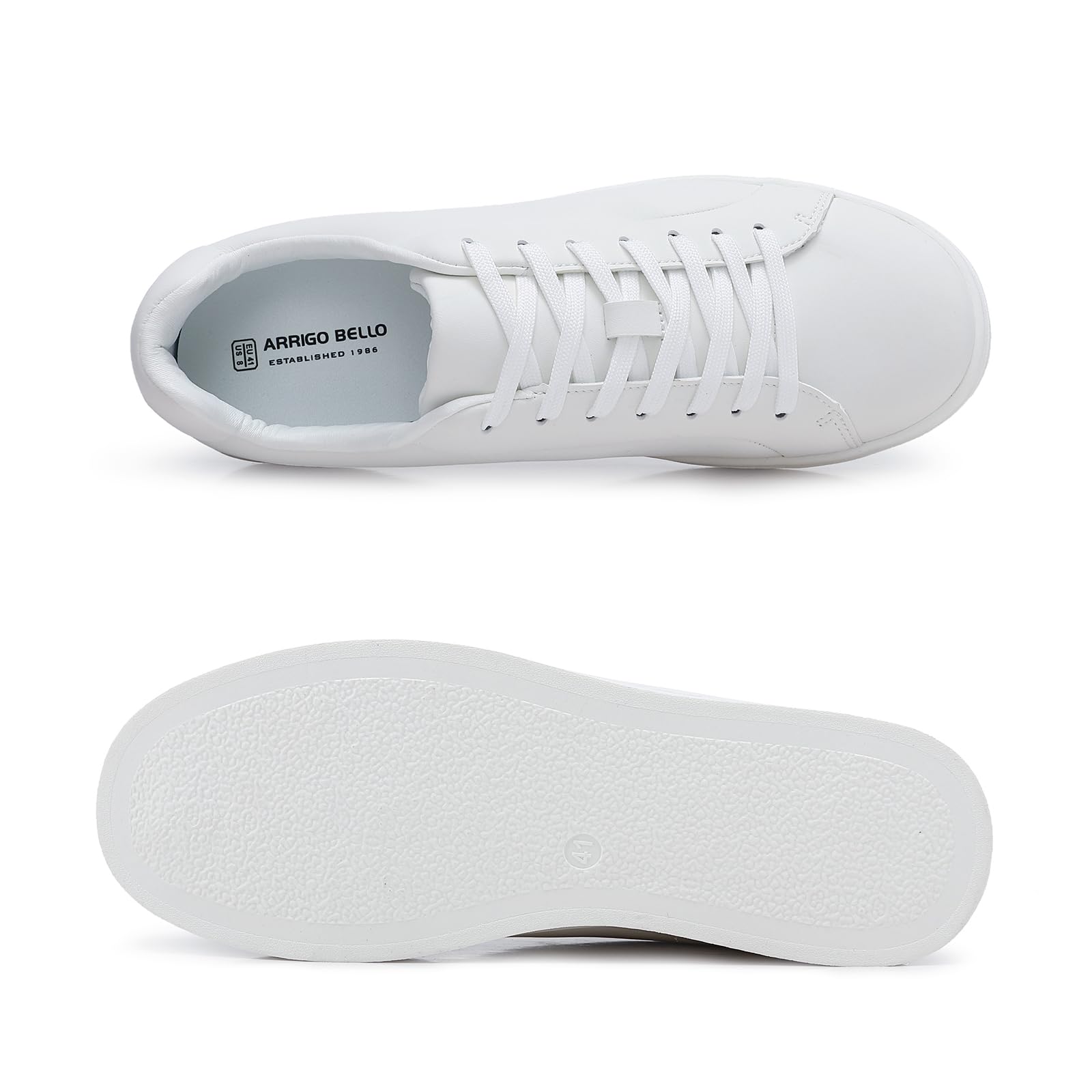 Uomo Sneakers Casual Scarpe in Pelle Scarpe da Ginnastica Passeggio Skateboard Business EU41-46