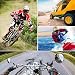 EXSHOW Soporte for GoPro, Soporte Camera para Moto Bike Manillar, Universal for...