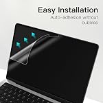JETech Screen Protector for MacBook Pro 14-Inch (M1-M5, 2021-2026), Anti-Glare PET Matte Film, Anti-Fingerprint, 2-Pack