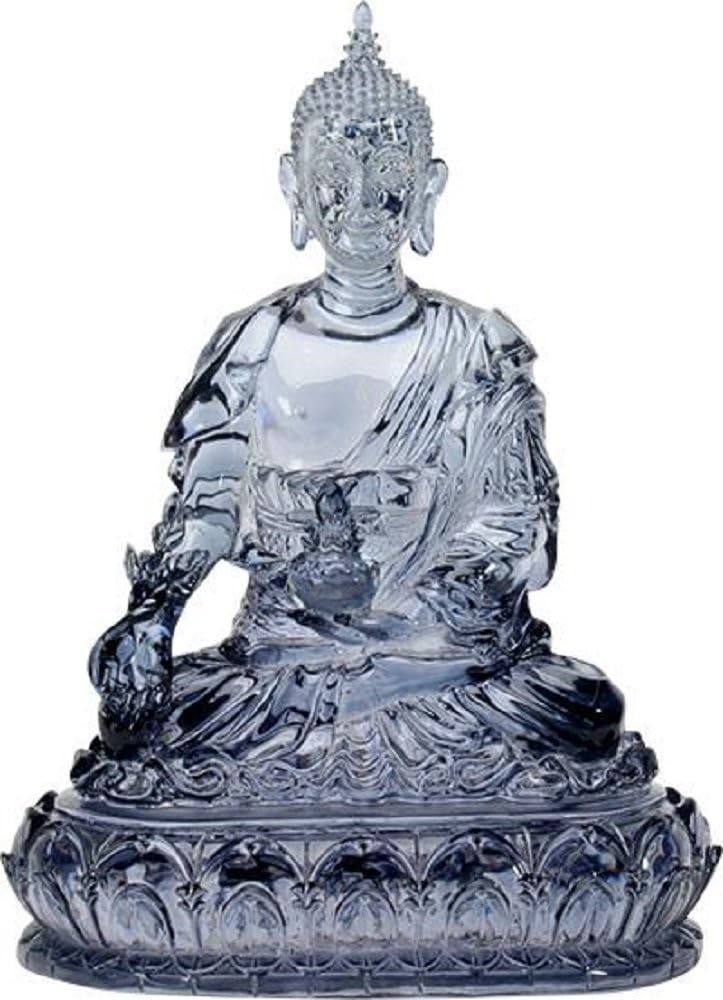YTC Blue Colored Medicine Buddha Religious Shrine Decorative Statue