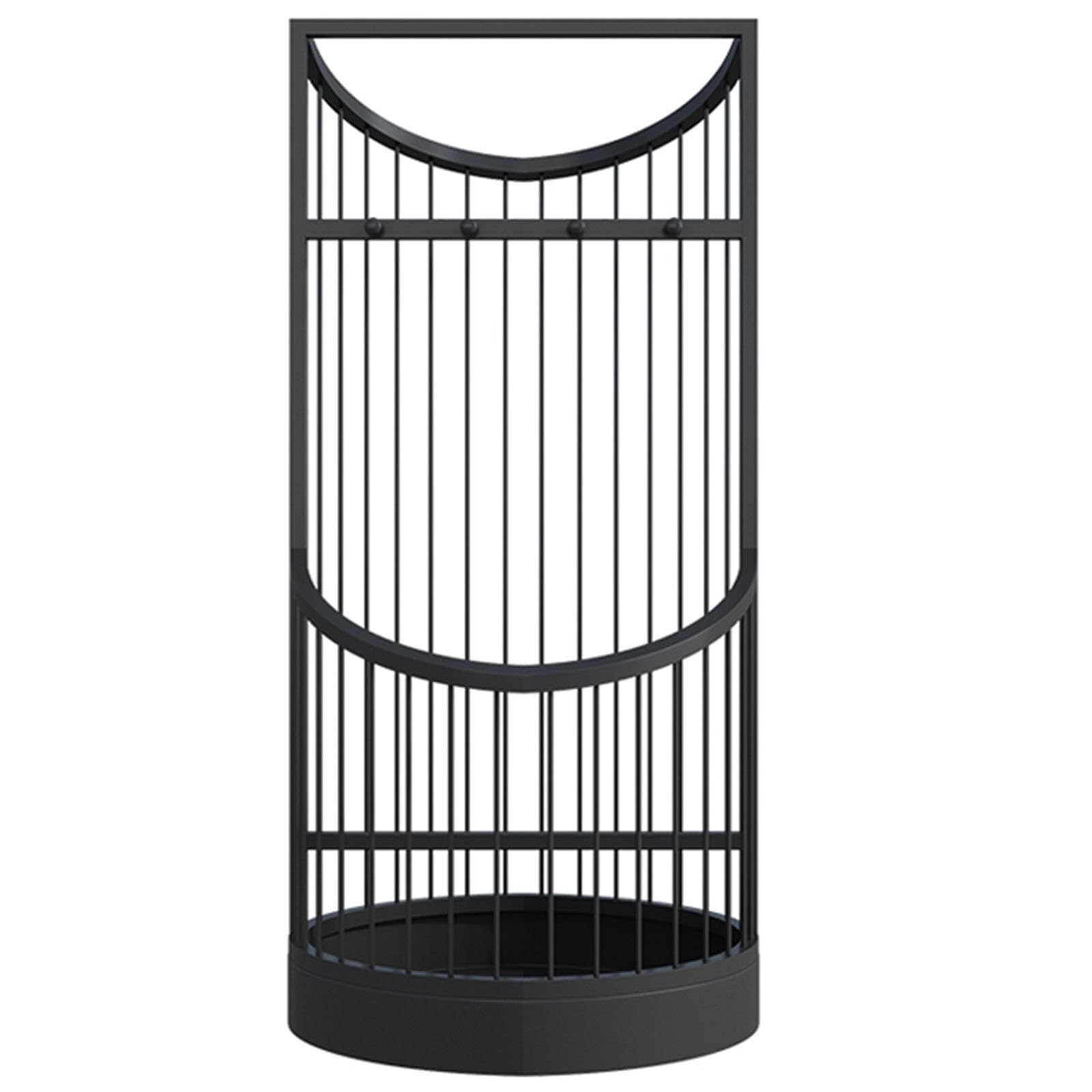 GYRAZXS Freestanding Umbrella Holder with Drain Tray, Space-Saving Organizer for Home Entrance Decor