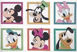 Mickey and the Gang Color Blocks Cross Stitch Kit