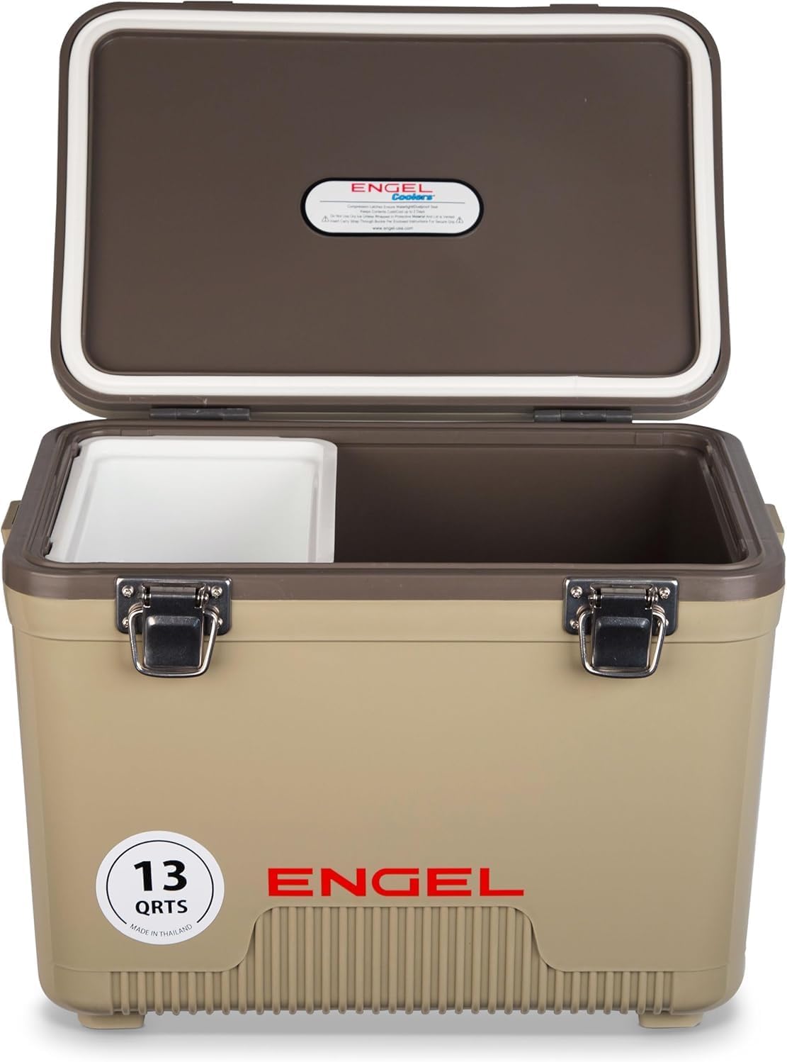 13qt Leak-Proof, Air Tight, Drybox Cooler and Small Hard Shell Lunchbox for Men and Women