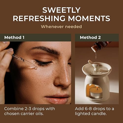 Vista 323 de Gya Labs - Aceite esencial de vainilla oleorresina para aliviar el estrés, relajación, sueño, aceite de vainilla francesa dulce para mayor