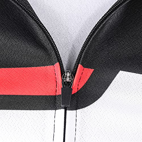 Conjunto de Baugger malha masculina de ciclismo Camiseta de manga longa respirável para bicicleta Ja