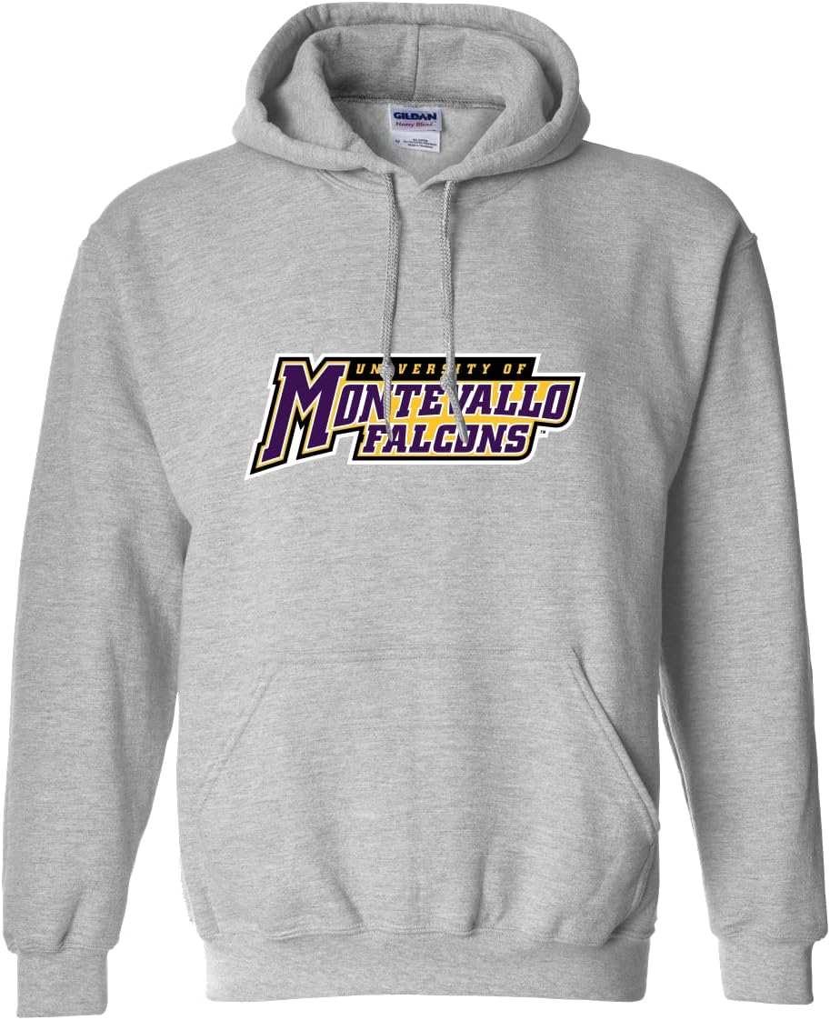 CreateMyTee | University of Montevallo Mascot Hooded Sweatshirt
