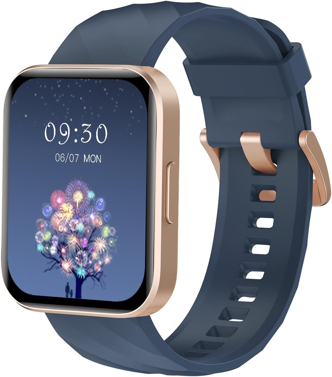 RUIMEN Smartwatch, iPhone and Android Compatible, with Call Function, 1.85-inch Large Screen, for Women and Men, 100+ Sports Modes, Games, Sleep Monitor, Gmail/Incoming Call & Message Notifications,