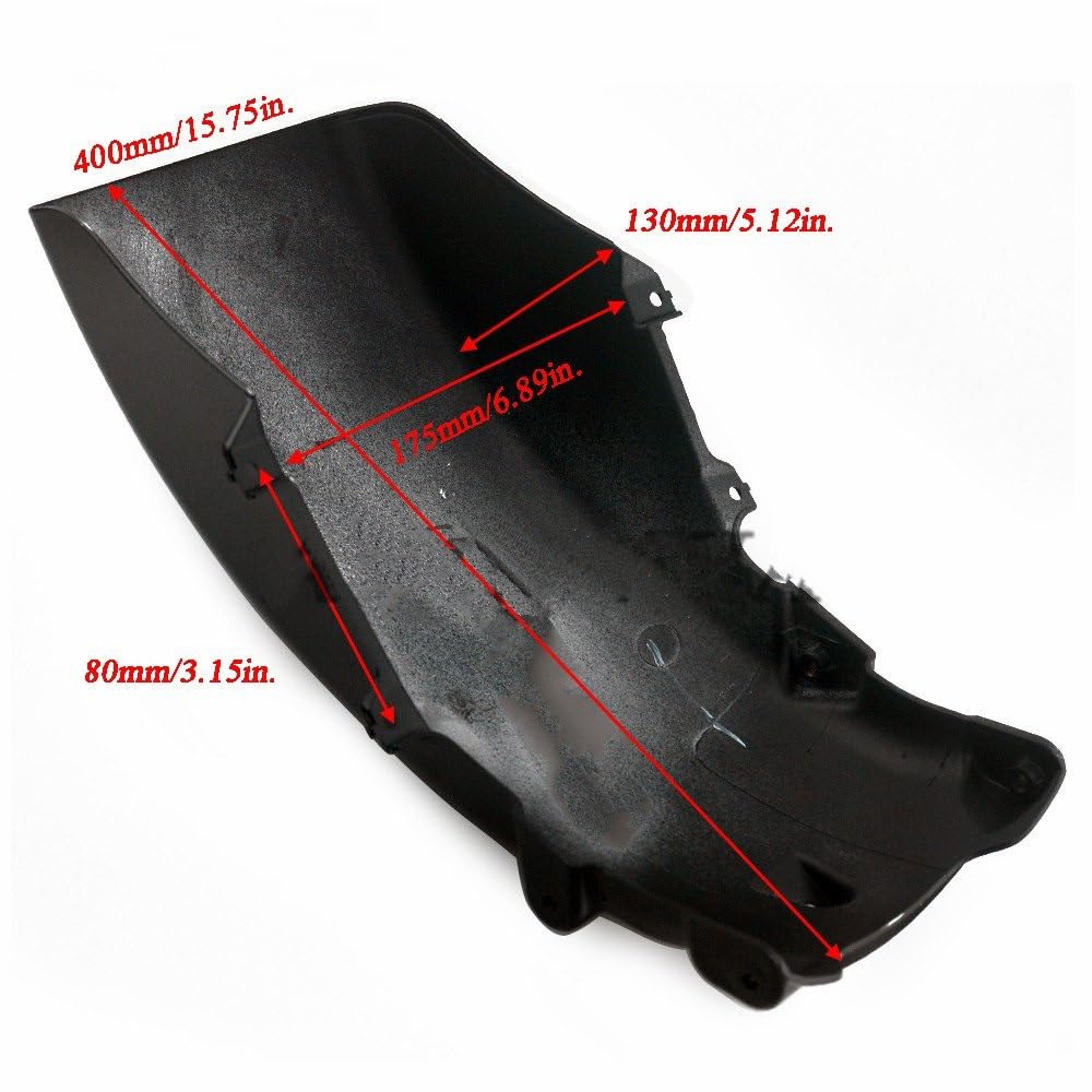 Antispruzzo Universale Moto Parafango Moto Parafango Anteriore Paraspruzzi Posteriore Paraspruzzi Ruota Anteriore Per Goldwing Per GL1800 2001-2016 2010 2009 2008 Nero Parafango Moto