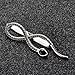 Asienice Silver Snake Tie Pin Unique Black Tie Clip For Men Fashion Tie Clip Fun Accessories