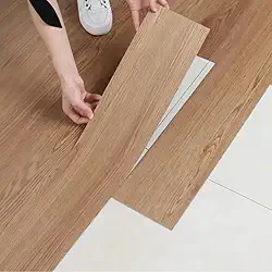 Piso Vinílico Autocolante Réguas Caixa 5m² Madeira Carvalho Natural e Carvalho Nórdico (Carvalho Natural)