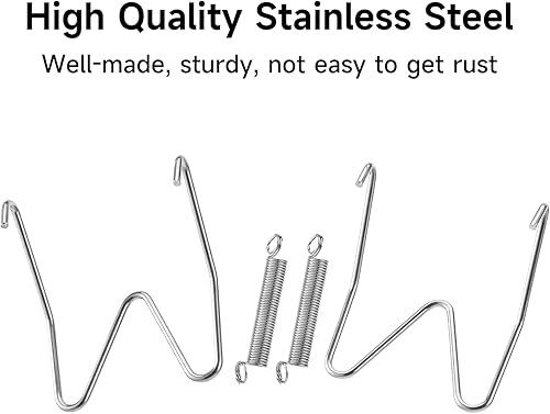 Miniatura 3 de Paquete de 10 ganchos para platos, 5 pulgadas para pared con 12 ganchos, compatibles con platos decorativos de 5 a 6 pulgadas y artes