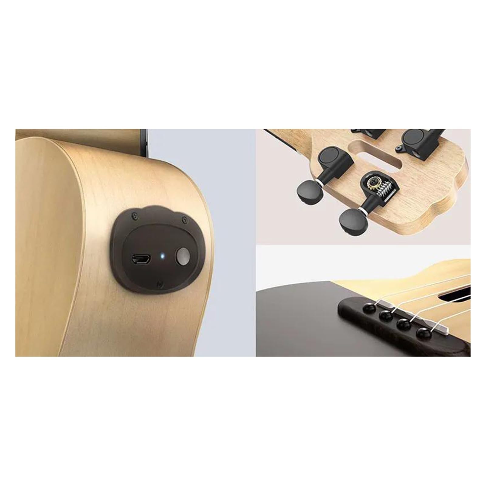 Strumento A Corde Per Chitarra Ukulele Intelligente Elettrica Acustica A 4 Corde Da 23 Pollici Ukulele per Principianti