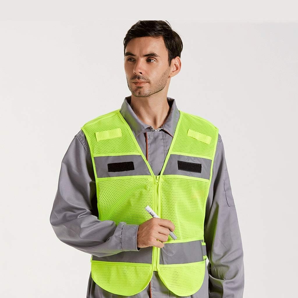 hi vis chaleco reflectante de alta visibilidad, Chaleco de seguridad reflectante for ciclismo y jogging nocturno