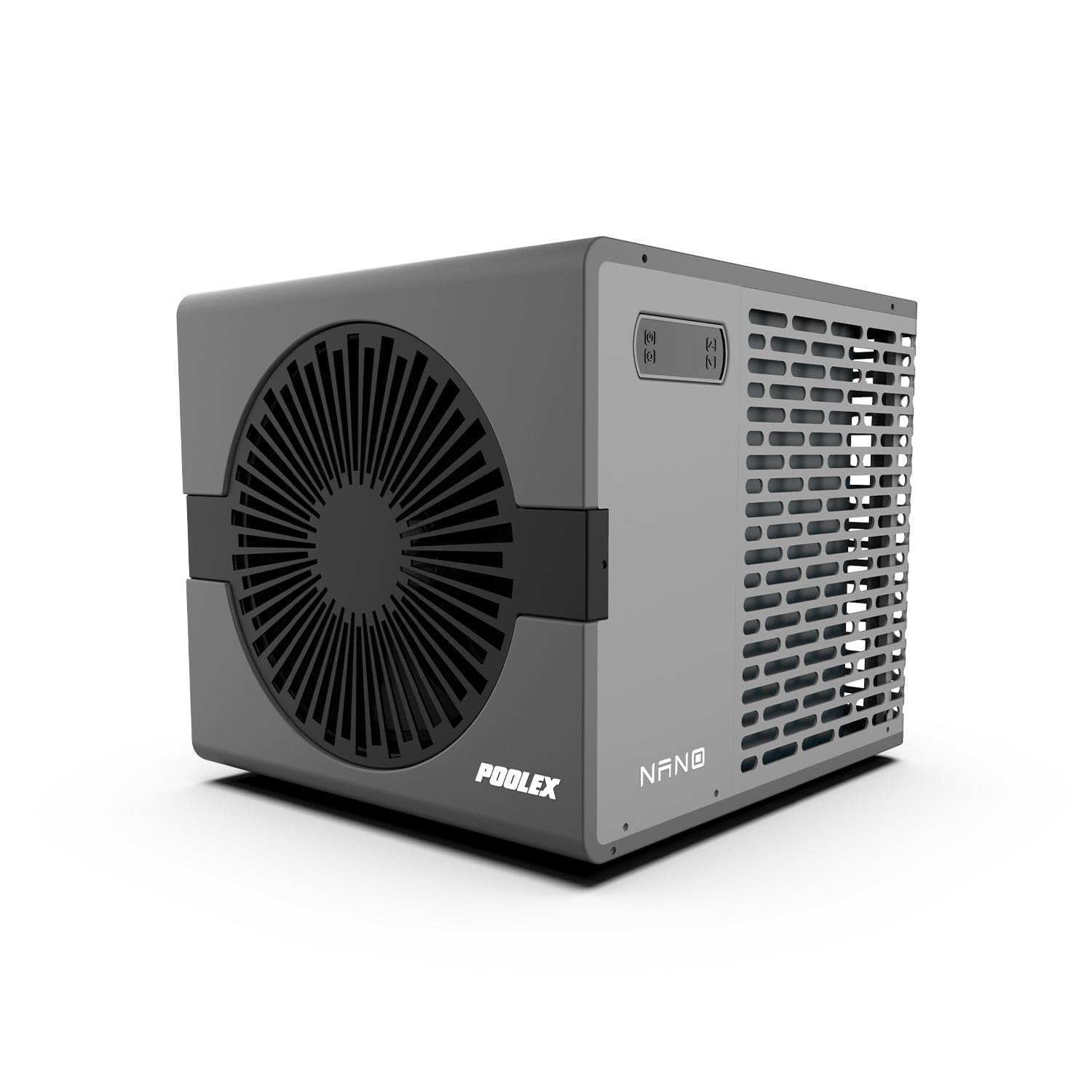 POOLEX – Nano 3 kW Wi-Fi-Wärmepumpe mit intelligenter automatischer Enteisung für kleine kompakte Pools: Aufstell-, teilversenkte, eingelassene oder Holzpools. Leise und reversibel.