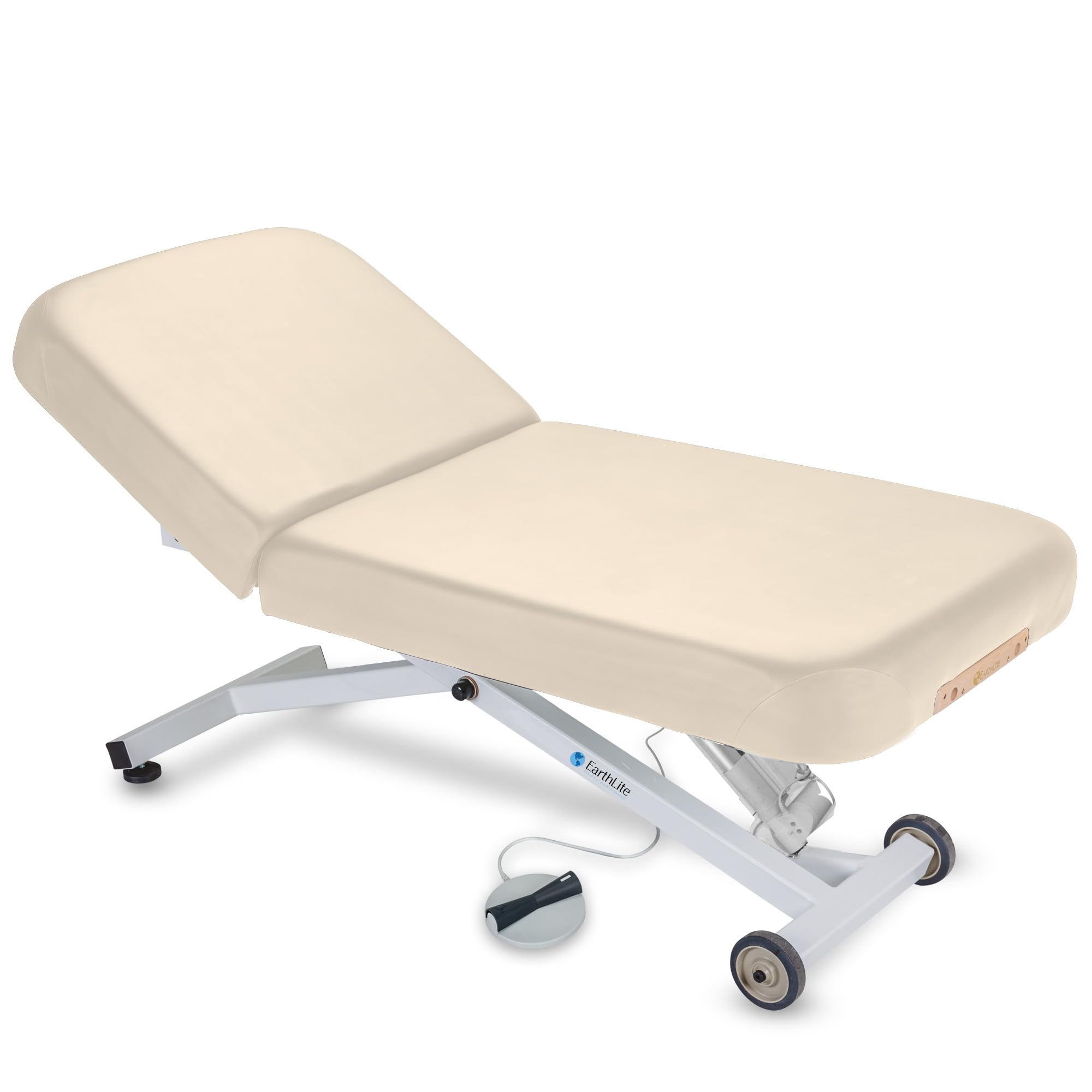 Ellora Electric Lift Massage Table with Manual Tilt, Made in USA, 32" x 73, Vanilla Creme