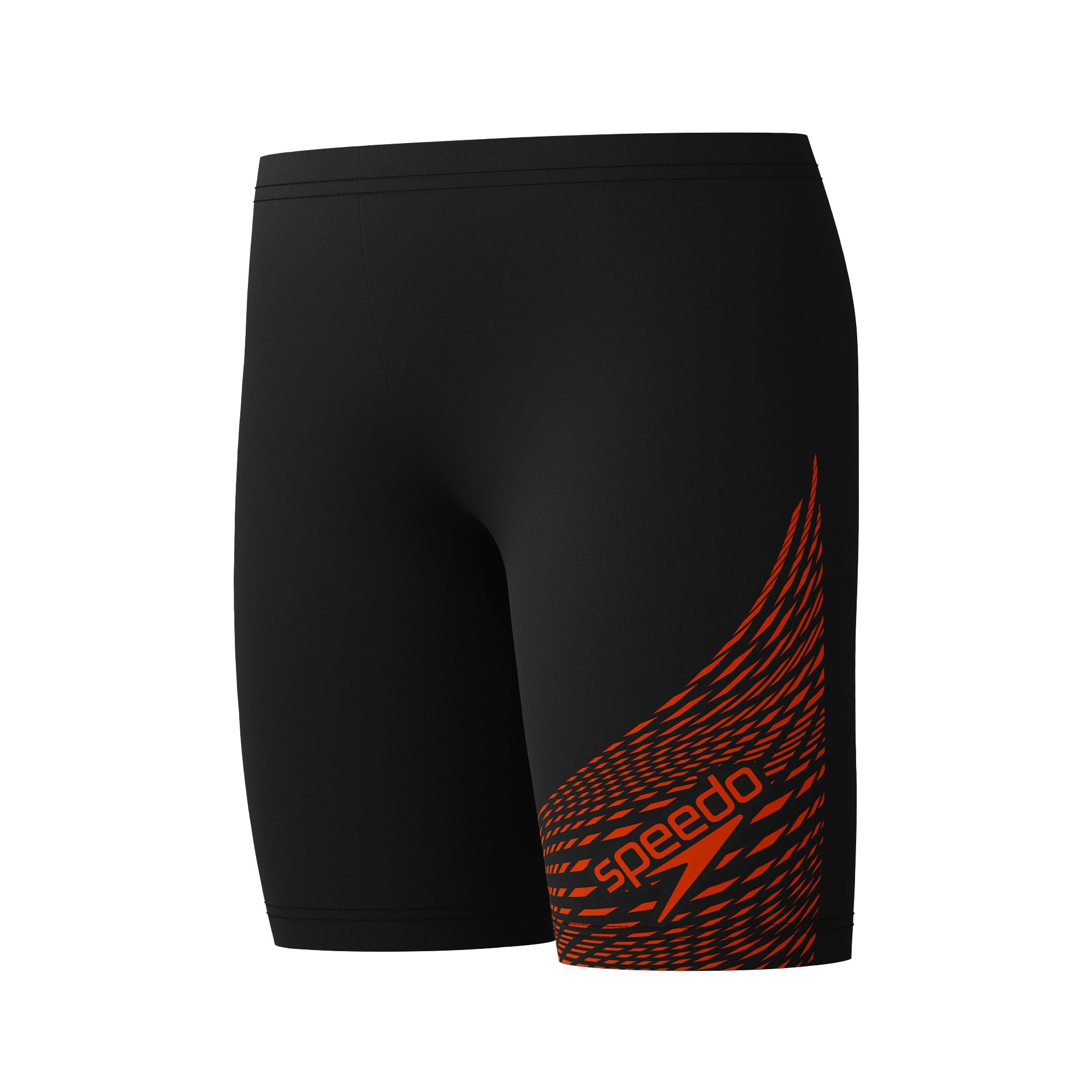 Speedo Chłopcy Medley Logo Jammer Kąpielówki Pływacy Czerwony Imbir