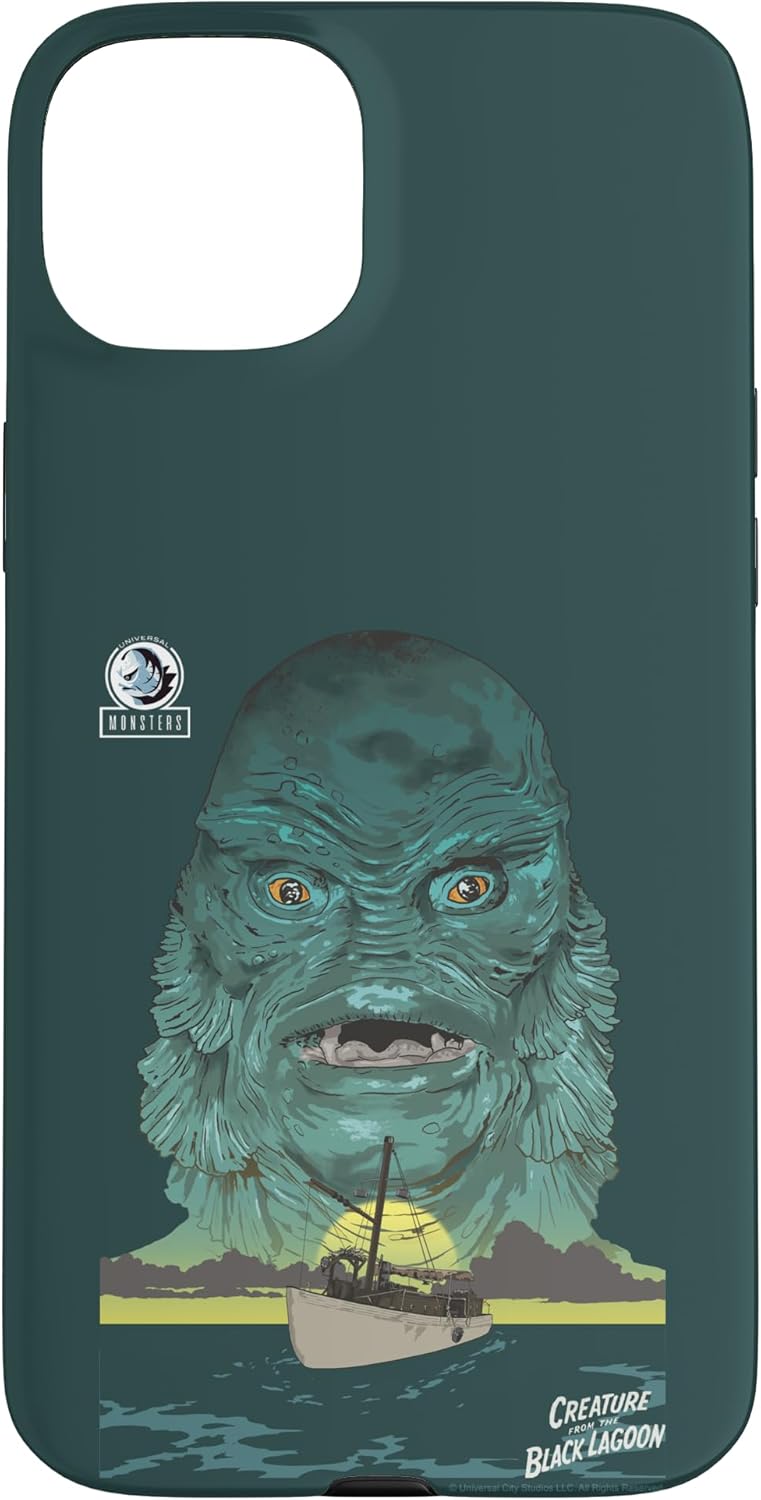 iPhone 13 Universal Monsters Creature From The Black Lagoon Big Face Case