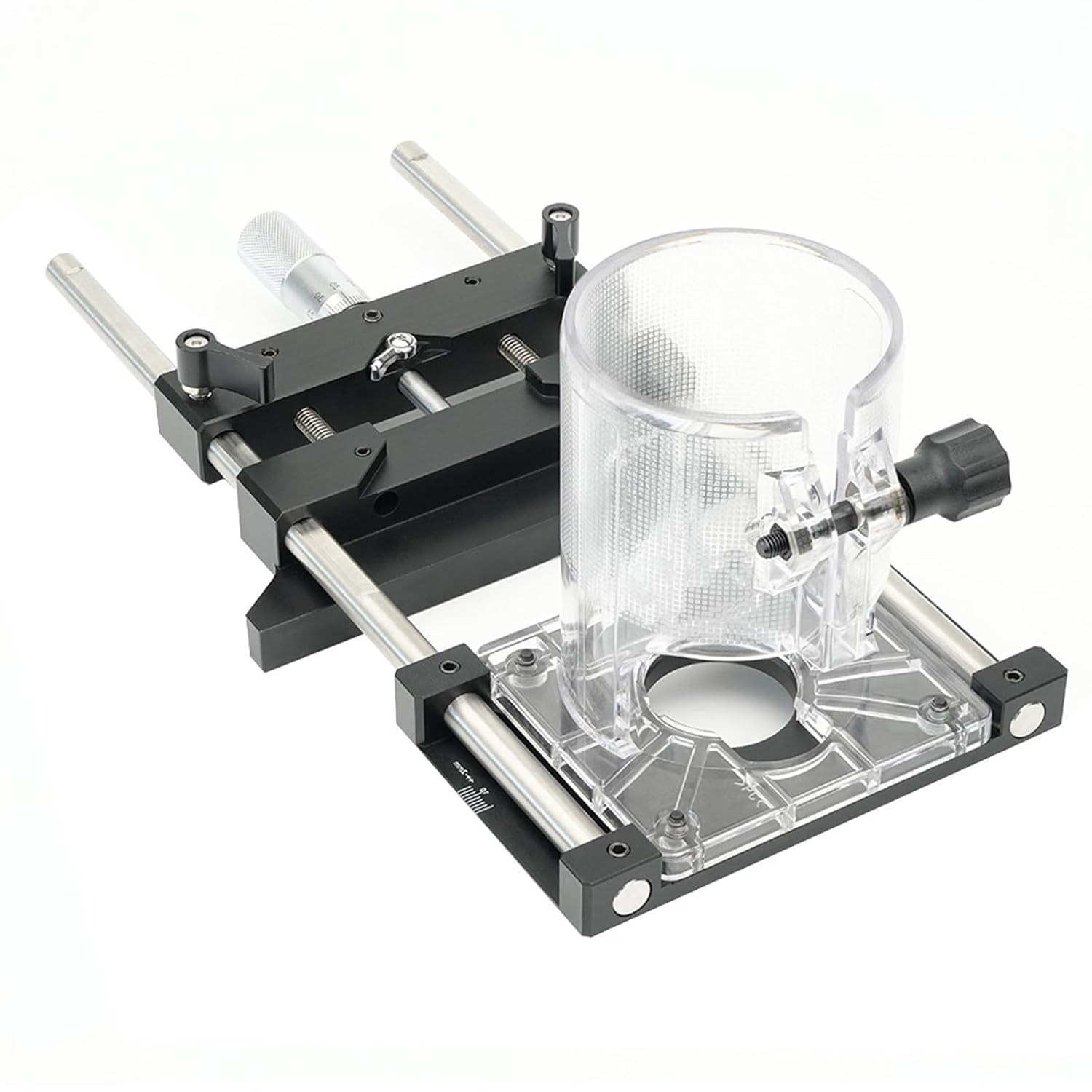 Wood Router Base Slotting Locator Fastener Slotting Bracket Woodworking Connector Trimmer Bracket Base Portable Trimming Tool